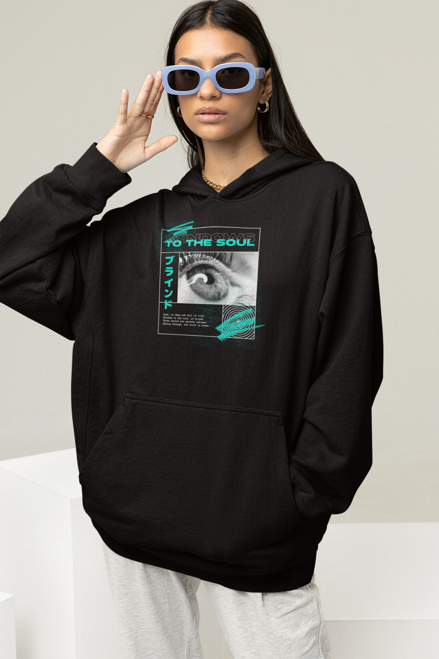 Windows To The Soul Oversize Hoodie Unisex